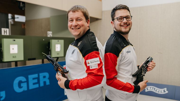 Foto: Lisa Haensch / Haben allen Grund zum Strahlen: Christian Reitz und Florian Peter zeigten - auch für sie selbst überraschend - starke und stabile Leistungen in Breslau.