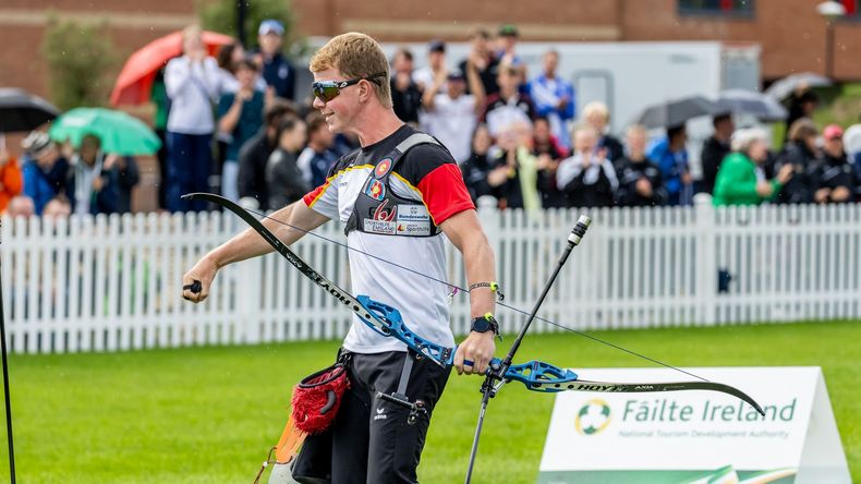 Foto: World Archery / Im vergangenen Jahr jubelte Mathias Kramer über Bronze bei der Junioren-WM. Wie fällt die Gefühlslage beim Bundesligafinale aus?