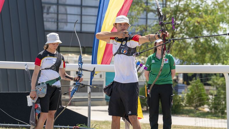 Foto: DSB / Knut Jacubczik und Paulina Middendorff verfehlten Bronze im Mixed knapp, Jacubczik hat im Einzel eine zweite Chance.