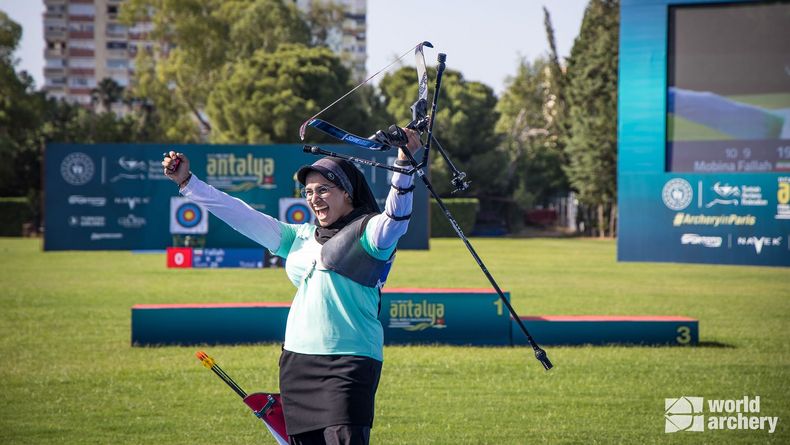 Foto: WA / Irans Mobina Fallah gewann beim Final Qualifier in Antalya einen Einzelplatz für Paris.
