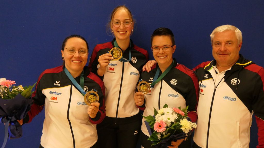 KK-EM Breslau: Gewehr-Frauen gewinnen Gold