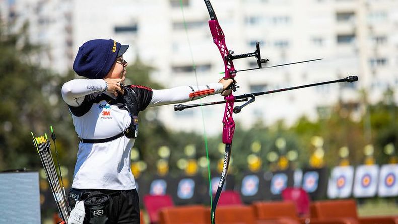 Foto: World Archery / Ließ die Pfeile gekonnt zu Bronze fliegen: Elisa Tartler.