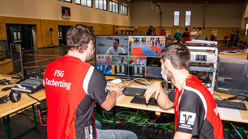 Foto: Foto Lamprecht / Die FSG Tacherting streamte zum wiederholten Mal die Wettkämpfe live bei Sportdeutschland.TV