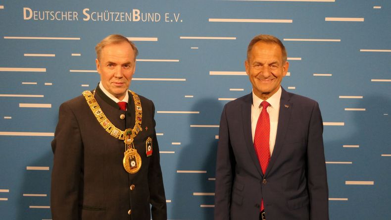 Foto: DSB / Hans-Heinrich von Schönfels konnte DOSB-Präsident Alfons Hörmann als Gast begrüßen.